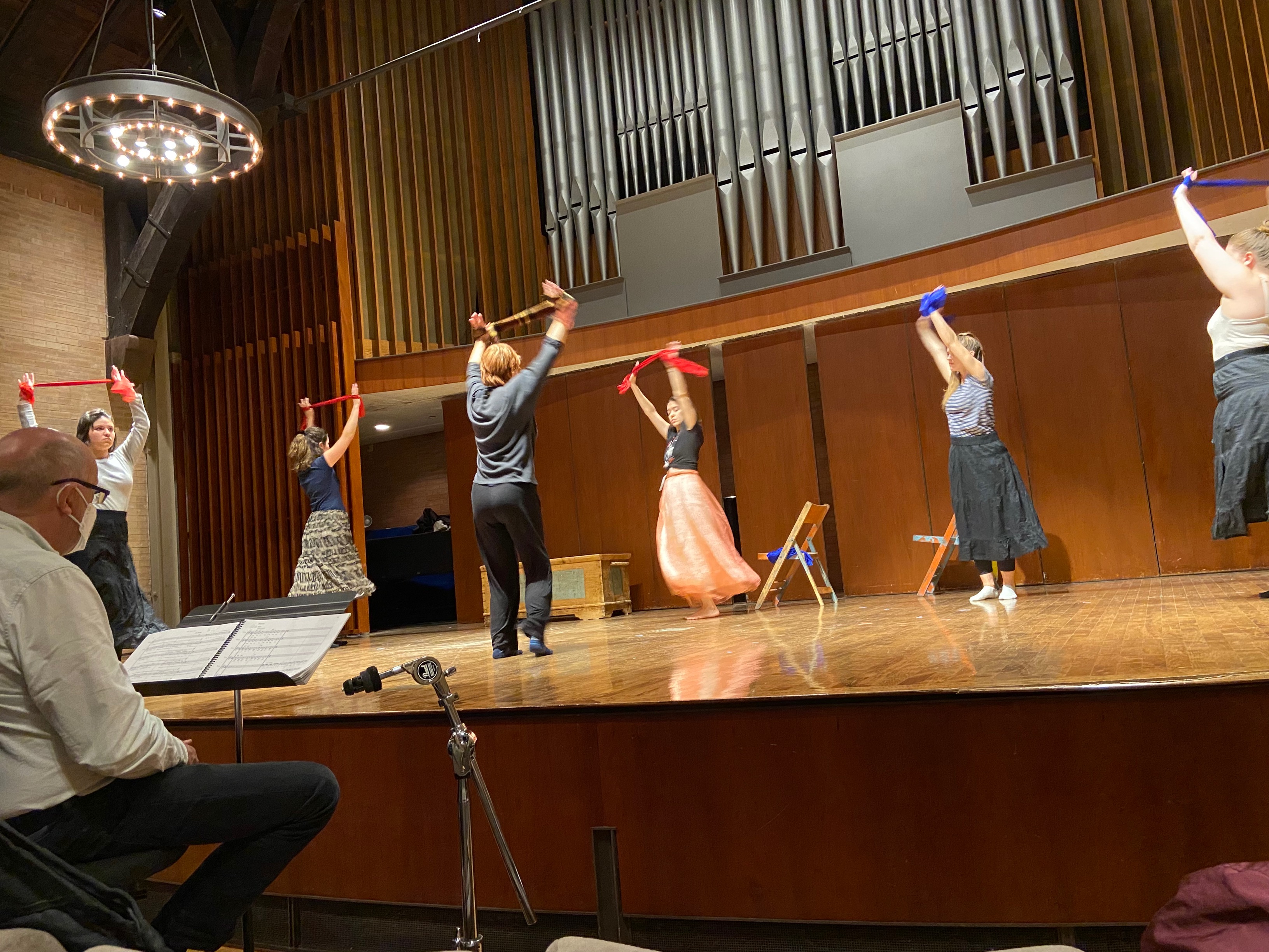 GGS Opera in rehearsal